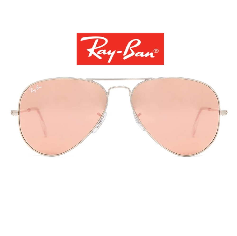 RayBan Aviator Pink Mirror Lenses RB3025 Men - Women